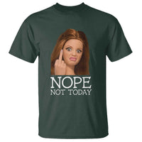 Funny Doll Face Disgusted T Shirt Nope Not Today Meme