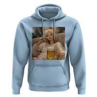 Funny Smoking And Drinking Doll Meme Hoodie Weekend Relaxation