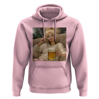 Funny Smoking And Drinking Doll Meme Hoodie Weekend Relaxation