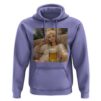 Funny Smoking And Drinking Doll Meme Hoodie Weekend Relaxation