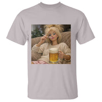 Funny Smoking And Drinking Doll Meme T Shirt Weekend Relaxation