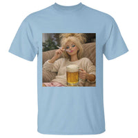 Funny Smoking And Drinking Doll Meme T Shirt Weekend Relaxation