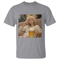 Funny Smoking And Drinking Doll Meme T Shirt Weekend Relaxation