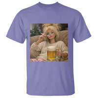 Funny Smoking And Drinking Doll Meme T Shirt Weekend Relaxation