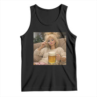 Funny Smoking And Drinking Doll Meme Tank Top Weekend Relaxation