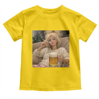 Funny Smoking And Drinking Doll Meme Toddler T Shirt Weekend Relaxation