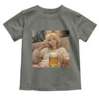 Funny Smoking And Drinking Doll Meme Toddler T Shirt Weekend Relaxation
