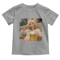 Funny Smoking And Drinking Doll Meme Toddler T Shirt Weekend Relaxation