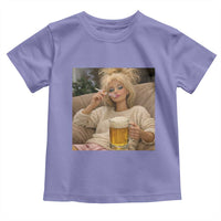 Funny Smoking And Drinking Doll Meme Toddler T Shirt Weekend Relaxation