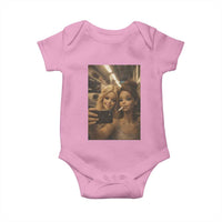 Funny Selfie Doll Meme Baby Onesie Aesthetic Doll Face Graphic