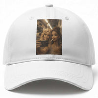 Funny Selfie Doll Meme Baseball Cap Aesthetic Doll Face Graphic