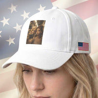 Funny Selfie Doll Meme Baseball Cap Aesthetic Doll Face Graphic