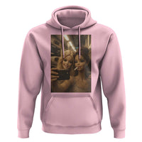 Funny Selfie Doll Meme Hoodie Aesthetic Doll Face Graphic