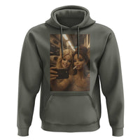Funny Selfie Doll Meme Hoodie Aesthetic Doll Face Graphic