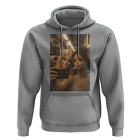 Funny Selfie Doll Meme Hoodie Aesthetic Doll Face Graphic