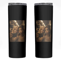 Funny Selfie Doll Meme Skinny Tumbler Aesthetic Doll Face Graphic