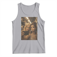 Funny Selfie Doll Meme Tank Top Aesthetic Doll Face Graphic