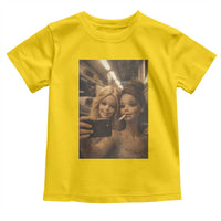 Funny Selfie Doll Meme Toddler T Shirt Aesthetic Doll Face Graphic