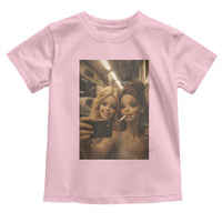 Funny Selfie Doll Meme Toddler T Shirt Aesthetic Doll Face Graphic