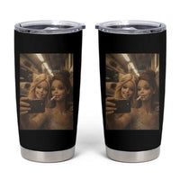 Funny Selfie Doll Meme Tumbler Cup Aesthetic Doll Face Graphic