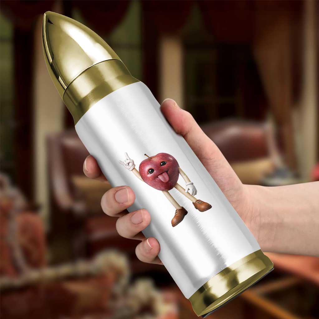 Funny Apple With Face Wapple Meme Bullet Tumbler