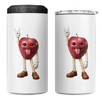 Funny Apple With Face Wapple Meme 4 in 1 Can Cooler Tumbler