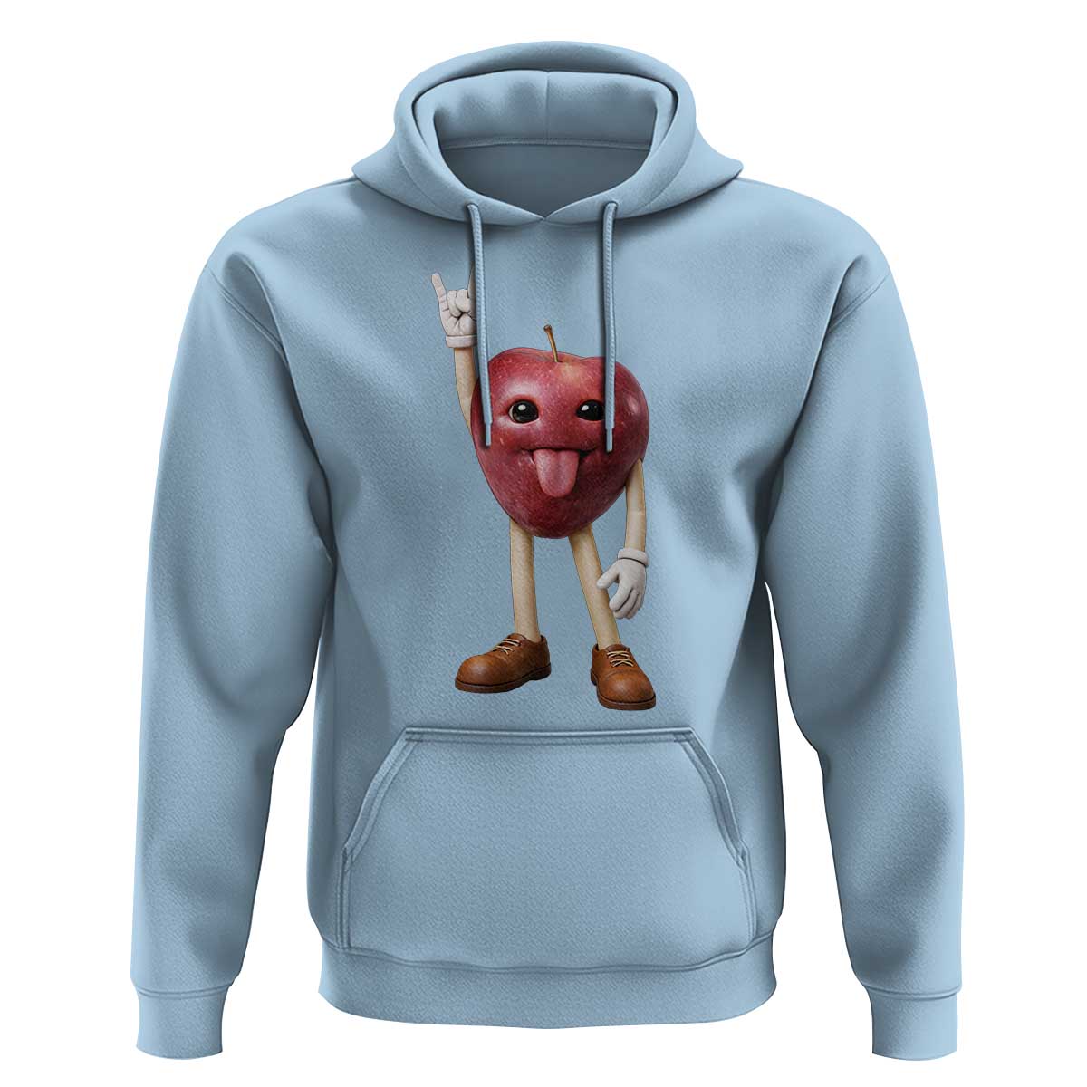 Funny Apple With Face Wapple Meme Hoodie