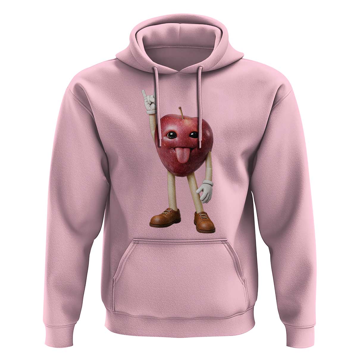 Funny Apple With Face Wapple Meme Hoodie