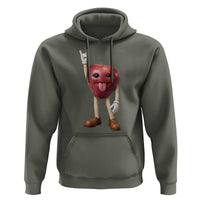 Funny Apple With Face Wapple Meme Hoodie