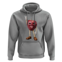 Funny Apple With Face Wapple Meme Hoodie