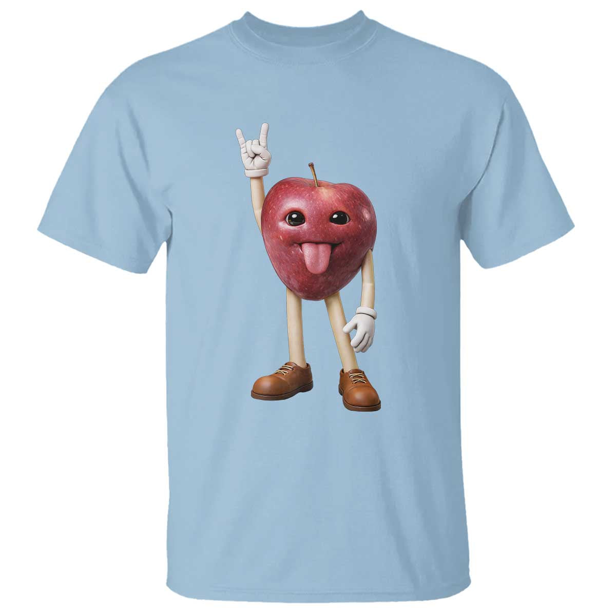 Funny Apple With Face Wapple Meme T Shirt
