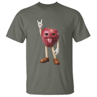 Funny Apple With Face Wapple Meme T Shirt