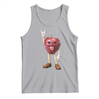 Funny Apple With Face Wapple Meme Tank Top