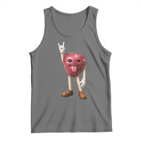 Funny Apple With Face Wapple Meme Tank Top