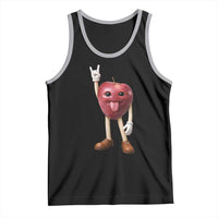 Funny Apple With Face Wapple Meme Tank Top