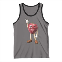 Funny Apple With Face Wapple Meme Tank Top