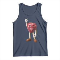 Funny Apple With Face Wapple Meme Tank Top