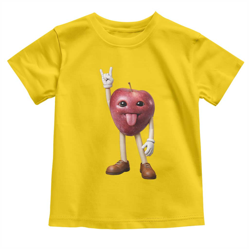 Funny Apple With Face Wapple Meme Toddler T Shirt