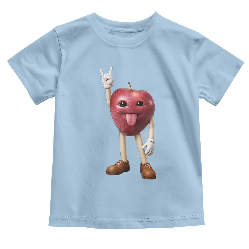 Funny Apple With Face Wapple Meme Toddler T Shirt