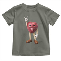 Funny Apple With Face Wapple Meme Toddler T Shirt