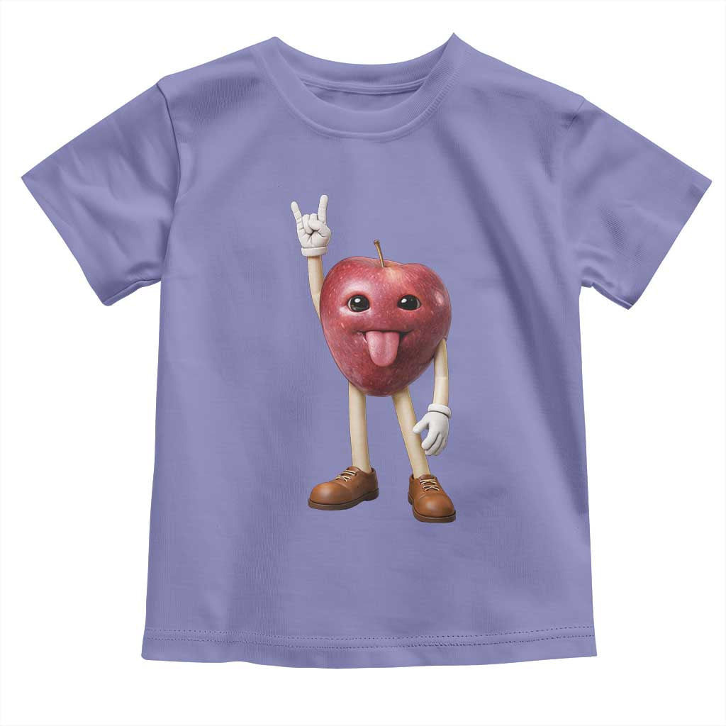 Funny Apple With Face Wapple Meme Toddler T Shirt