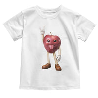 Funny Apple With Face Wapple Meme Toddler T Shirt