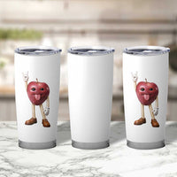 Funny Apple With Face Wapple Meme Tumbler Cup