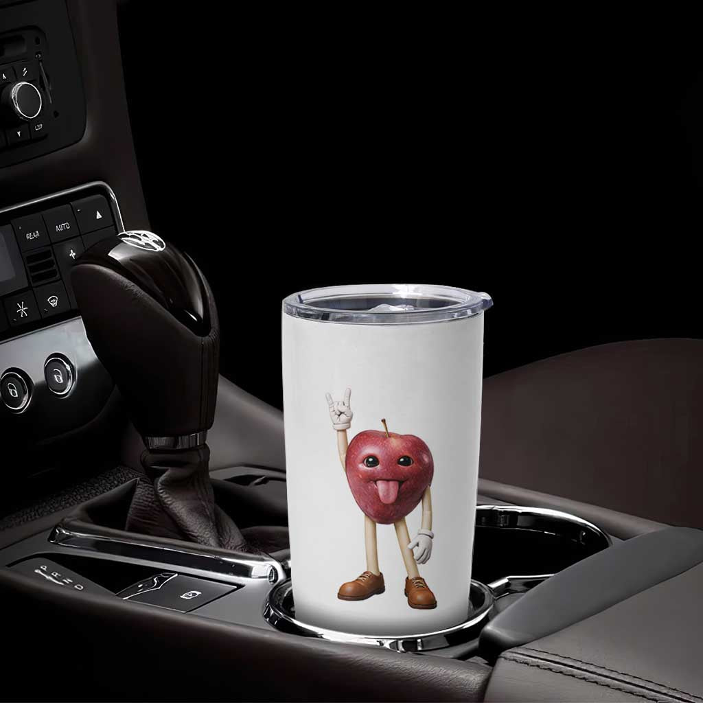 Funny Apple With Face Wapple Meme Tumbler Cup