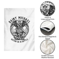 Saint Michael Heavenly Warrior Garden Flag Defend Us In Battle