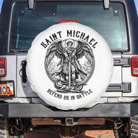 Saint Michael Heavenly Warrior Spare Tire Cover Defend Us In Battle