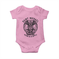Saint Michael Heavenly Warrior Baby Onesie Defend Us In Battle