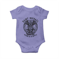 Saint Michael Heavenly Warrior Baby Onesie Defend Us In Battle