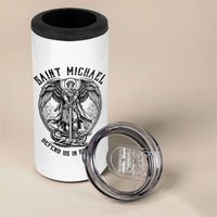 Saint Michael Heavenly Warrior 4 in 1 Can Cooler Tumbler Defend Us In Battle