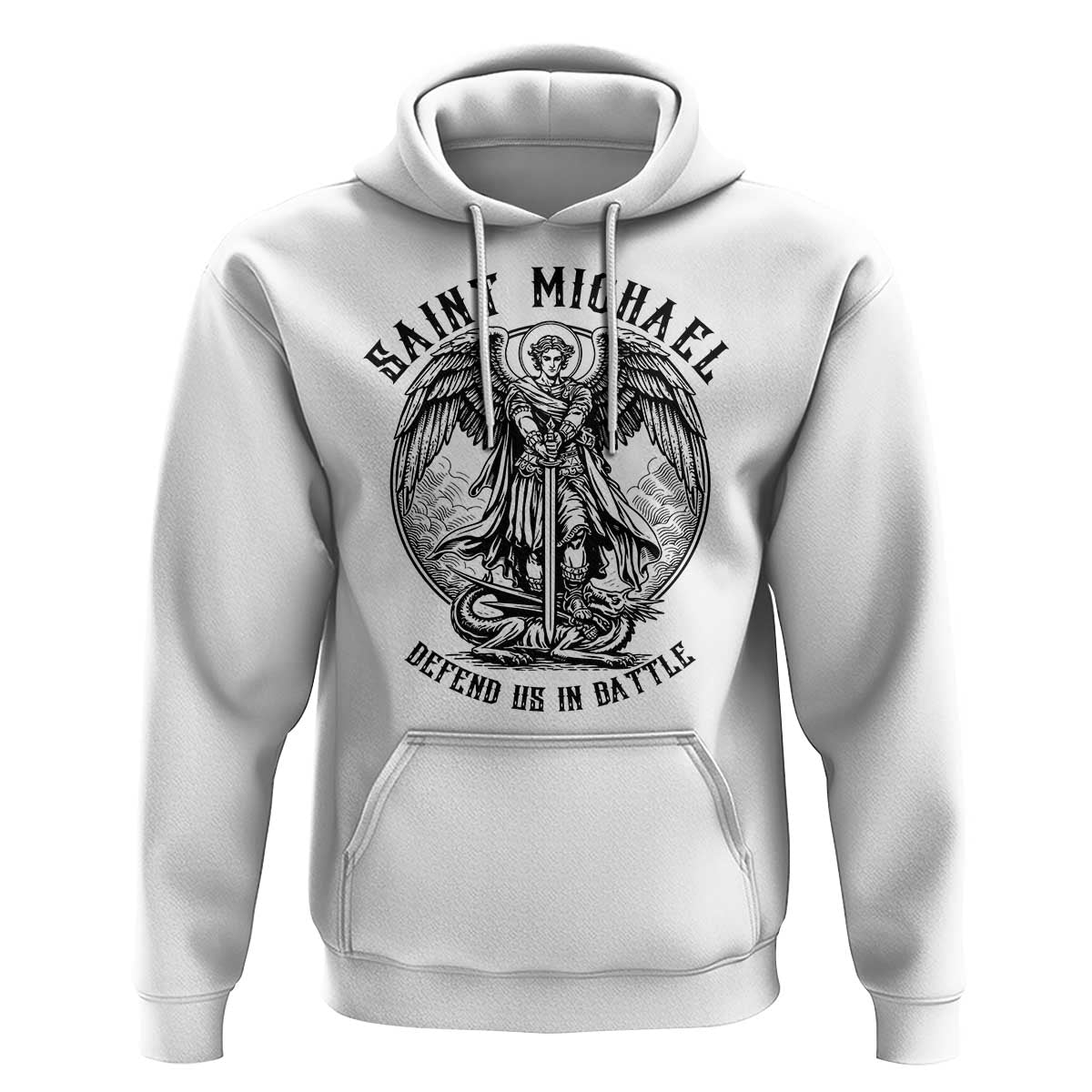 Saint Michael Heavenly Warrior Hoodie Defend Us In Battle